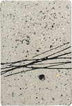 aus der Serie 'Zum Thema Höhen und Tiefen', 2025

Lack und Beton, 38,5 x 26 x 2,5 cm 
rückseitig signiert, datiert und betitelt 

Ausrufpreis: 1800,-