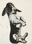 o.T. (Hund), 2013/2024

Aquarell auf handgeschöpftem Bütten, 106 x 76 cm, gerahmt
vorder- und rückseitig signiert und datiert

Ausrufpreis: 1100,-